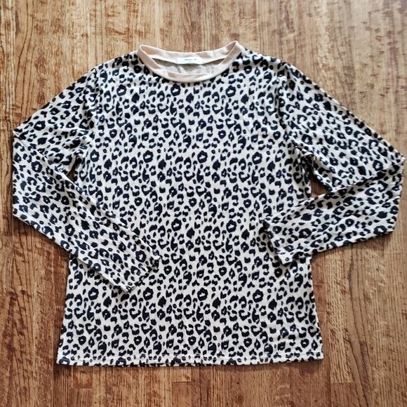 Blooming Jelly Tops - Blooming Jelly Cheetah Print Long Sleeve
